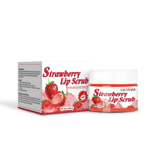 Skin Care Manufacturer 30g Strawberry Exfoliating Moisturizing Soft Tender Lip Scrub