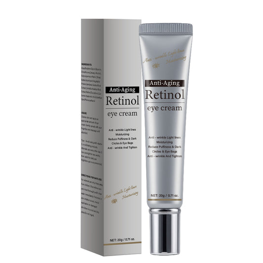 Private Label 20g Anti-aging Anti-wrinkle Retinol Eye Cream For Chenzhimei Cosmetics
