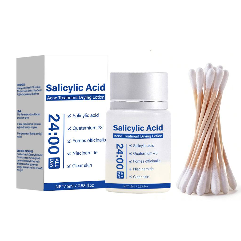 OEM 15ML Salicylic Acid Sulfur Niacinamide 24H Spot Rescue Acne Lotion ...