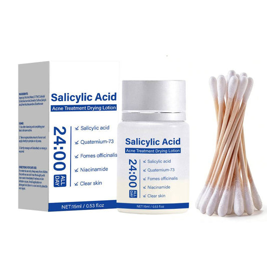 OEM 15ML Salicylic Acid Sulfur Niacinamide 24H Spot Rescue Acne Lotion